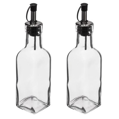 2 bouteilles huile/vinaigre verre 0,16L 5FIVE SIMPLY SMART
