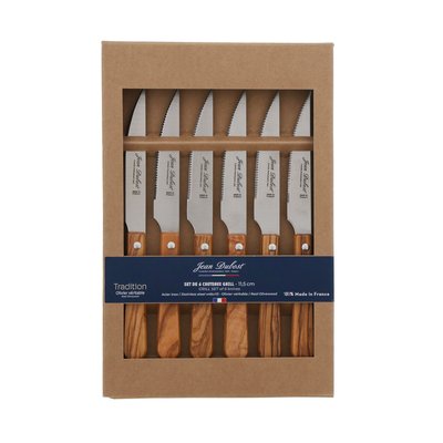 Coffret de 6 couteaux à steak JEAN DUBOST