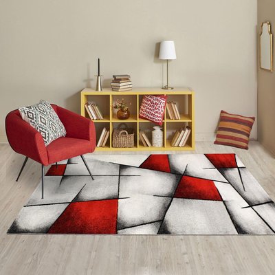 Tapis salon et chambre tissé motif géométrique PAR 3D UN AMOUR DE TAPIS