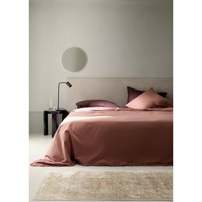 Housse de couette coton lavé volant en gaze effiloché lit 90 cm MANGO HOME