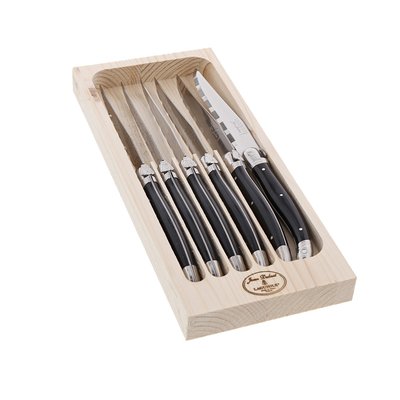 Couteaux    , coffret 6-LAGUIOLE JEAN DUBOST