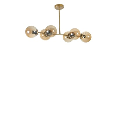 Suspension 6 globes vintage SIERRE PIER IMPORT