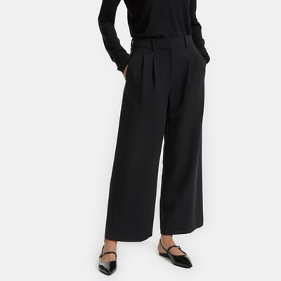 Weite Bundfaltenhose, verkürzte Länge LA REDOUTE COLLECTIONS
