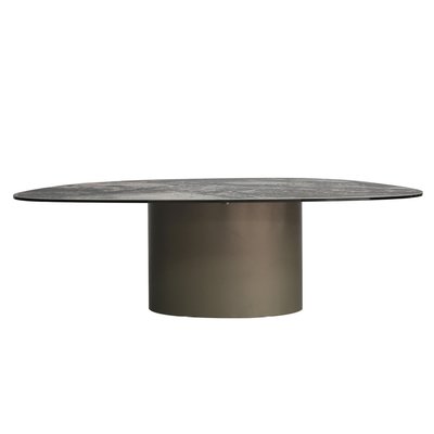 Table basse en grès et acier 120x60cm, PASO KARE DESIGN