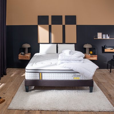 Pack Prêt à dormir Matelas Ressorts ensachés + Sommier + Accessoires REINA 2.0 BELLECOUR
