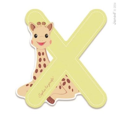 Lettre de l' Sophie la girafe X JANOD