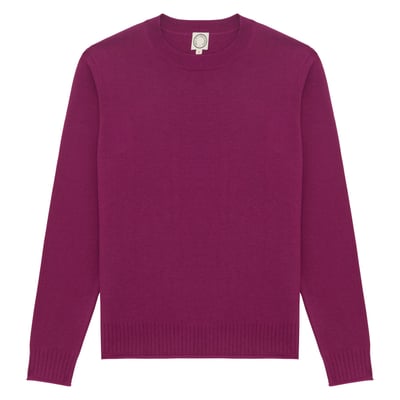 Pull Angelica en coton violet INES DE LA FRESSANGE PARIS