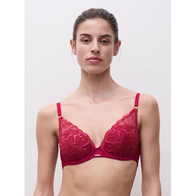 Soutien-gorge coques plongeant FLEURS CHANTELLE