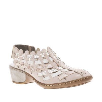 Sandales cuir talon compensé RIEKER