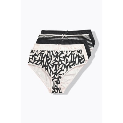 Lot de 5 culottes midi, motif/uni ULLA POPKEN