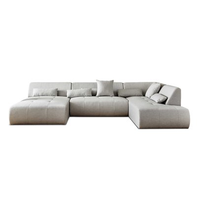 Canapé Panoramique Tissu 7 places - ONYX LISA DESIGN