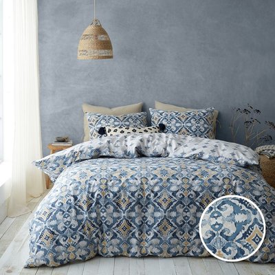 Inara Ikat 100% Cotton Duvet Cover and Pillowcase Set PINEAPPLE ELEPHANT