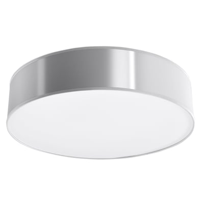 Plafonnier PVC Gris E27 3 Arena EDEN