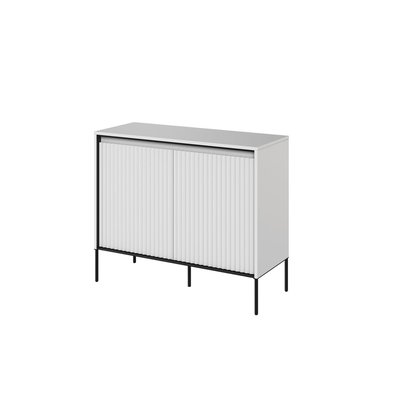 Buffet bas en panneaux de particules 2 portes 98 cm, LENARA BOBOCHIC
