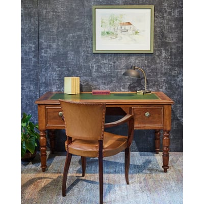 Grand bureau en bois Edouard N°719 - Bon état DEBONGOUT