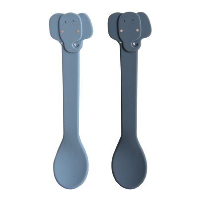 Lot de 2 cuillères en silicone Mrs. Elephant - Trixie TRIXIE