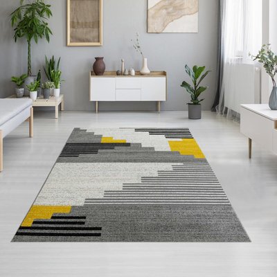 Tapis salon et chambre tissé motif géométrique NOTAR UN AMOUR DE TAPIS