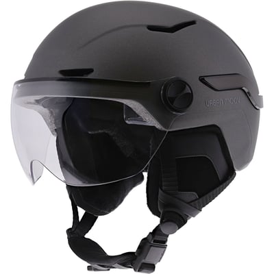 Casque à LED feu de frein auto-taille L gris TNB