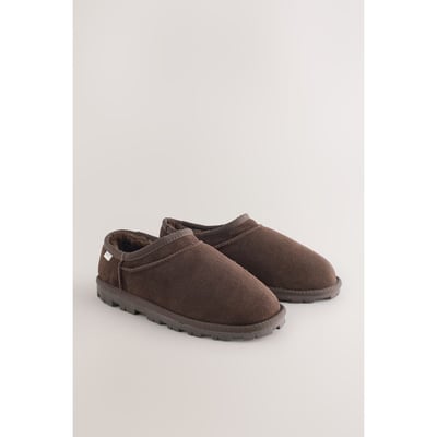 Chaussons en daim fourrés NEXT