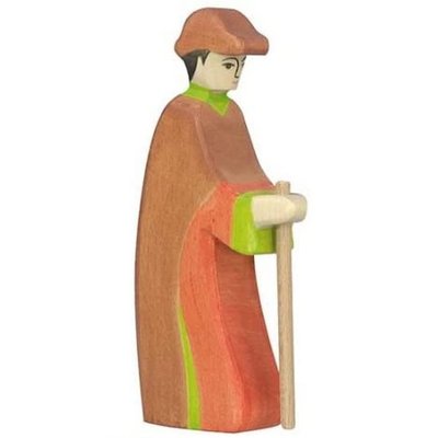 Figurine Crèche de Noël - Berger avec bâton HOLZTIGER