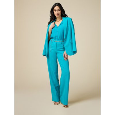 Pantalon à la ligne flare réalisé en tissu technique stretch OLTRE