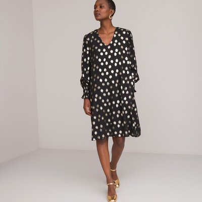 Robe pois dore La Redoute