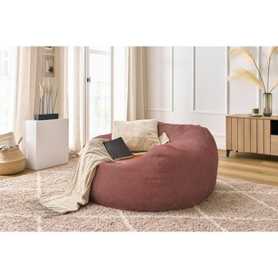Pouf velours côtelé, VOLTAIRE BOBOCHIC