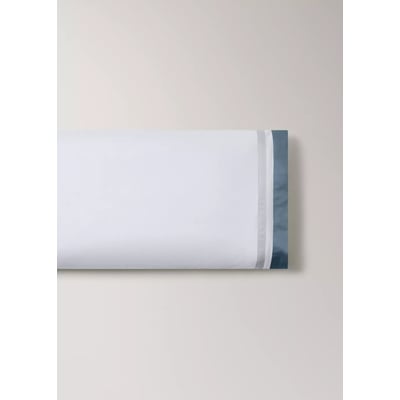 Taie d'oreiller avec ruban large contrasté en satin 45x110 cm MANGO HOME