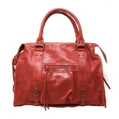 Sac à main en cuir brossé mat italien SANDSTORM OH MY BAG