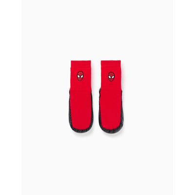 Chaussettes-chaussons avec semelle antidérapante et Spider-Man ZIPPY