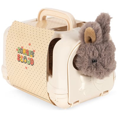 Peluche chat et sa caisse KONGES SLOJD