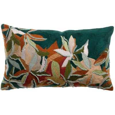 Coussin brodé Escale Singulière EDEN