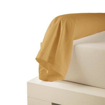 Taie de traversin uni en percale de coton TRADILINGE