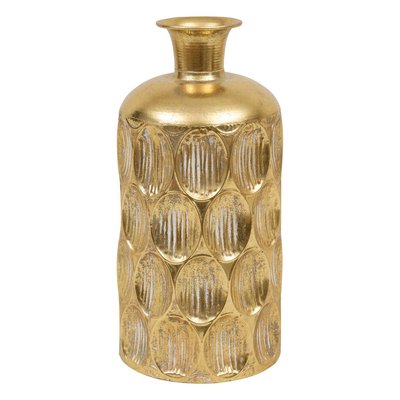 VASE MET STRIE BELLI DORE H41 ATMOSPHERA