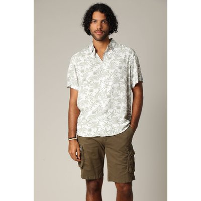 Chemise classique en viscose avec imprimé tropical WILLSON DEELUXE