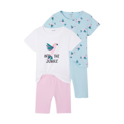 Lot de 2 pyjamas cyclistes VERTBAUDET