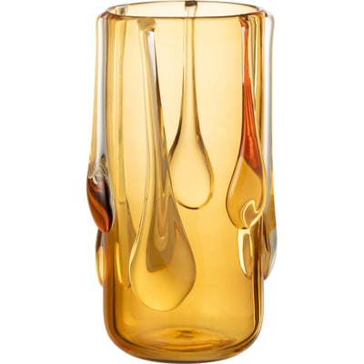Vase en verre à relief goutte RECOLLECTION