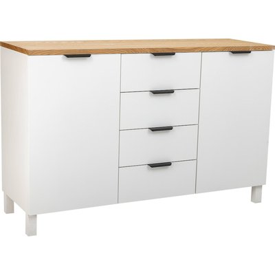 buffet  contemporain en bois avec rangements pratiques RECOLLECTION