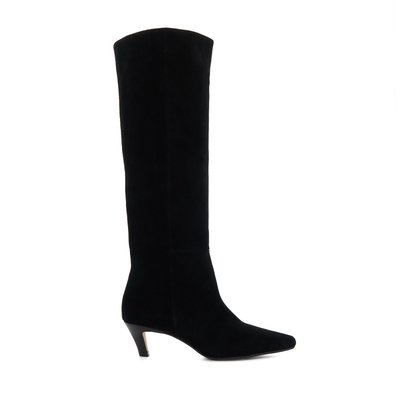 Bottes hauteur genou à petits talons - SLINK DUNE LONDON