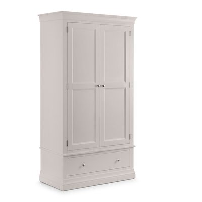 Clarrés French Vintage 2 Door Wardrobe with Drawer SO'HOME