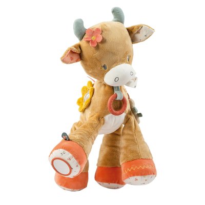 Peluche d'activité 45cm Mila la vache NATTOU