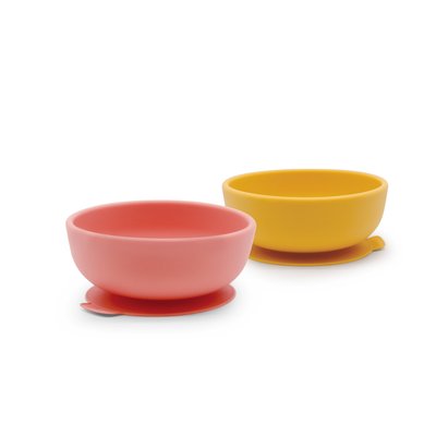 Set de 2 bols ventouse en silicone BAMBINO EKOBO