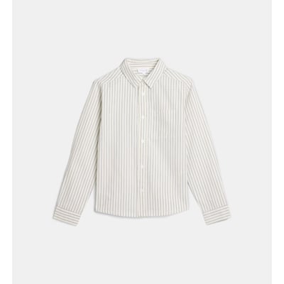 Chemise droite rayée tatekid en popeline de coton bio CADET ROUSSELLE