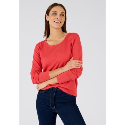 Pull maille fine uni ou imprimé DAMART