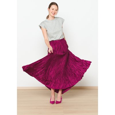 Jupe longue en satin LOLALIZA