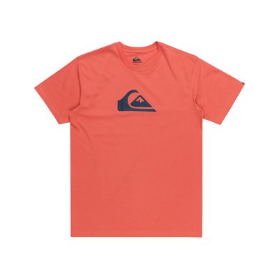 Logo Print T-Shirt with Crew Neck and Short Sleeves QUIKSILVER