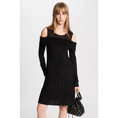 Robe tricot courte trapèze MORGAN