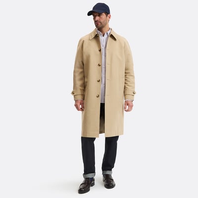 Signatures Mathias straight-cut buttoned trench coat LA REDOUTE COLLECTIONS