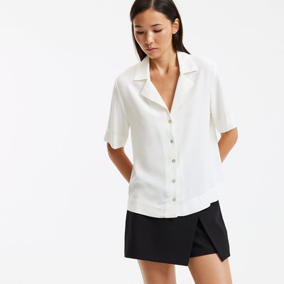 Chemisier col tailleur manches coudes LA REDOUTE COLLECTIONS