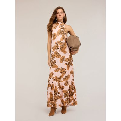 Robe longue en mousseline à imprimé floral MOTIVI